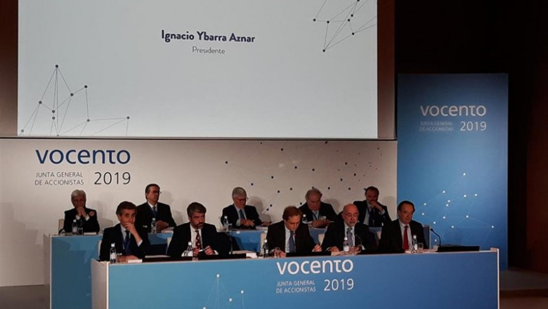 Junta General de Accionistas de Vocento 2019. | EUROPA PRESS ep junta generalaccionistasvocento 2019