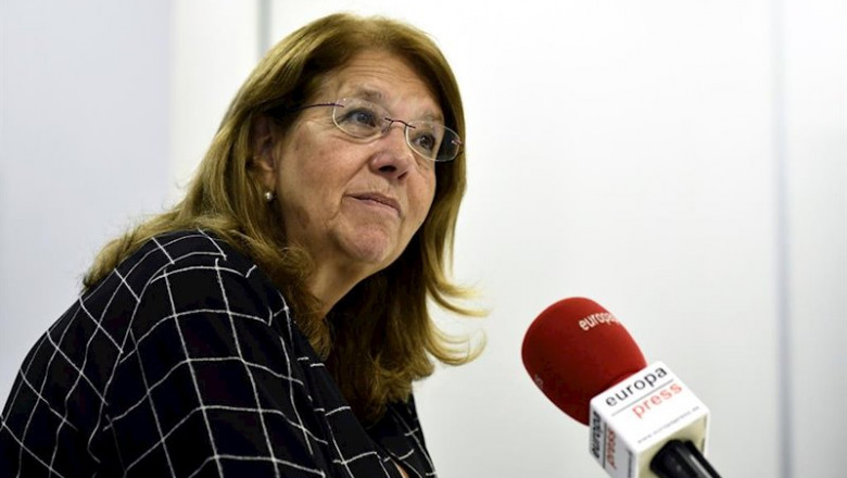 ep la exministra del pp y expresidenta de la cnmv elvira rodriguez durante una entrevista para