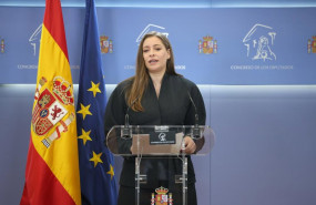 ep la portavoz del grupo parlamentario popular ester munoz durante una rueda de prensa en el