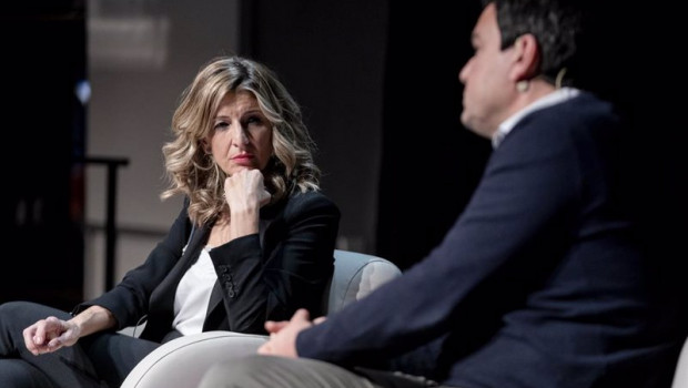ep la vicepresidenta segunda y ministra de trabajo y economia social yolanda diaz junto al