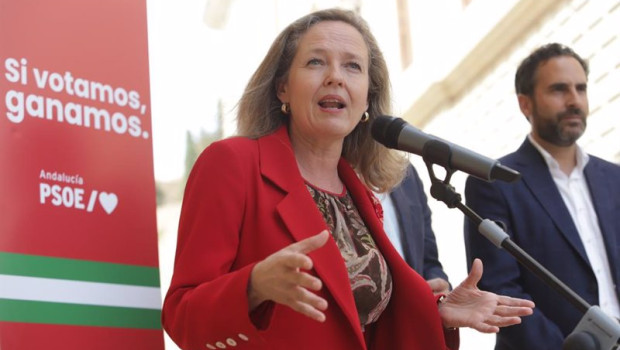 ep la vicepresidenta y ministra de economia nadia calvino este miercoles en malaga en declaraciones