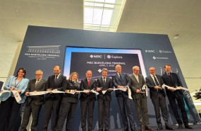 ep las autoridades cortan la cinta para inaugurar la nueva terminal de msc