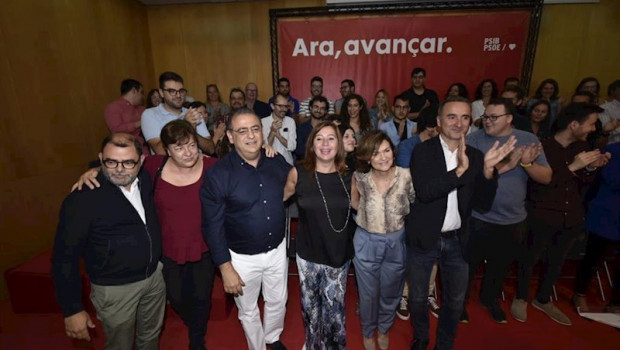 ep los socialistas cosme bonet susanna moll alfonso rodriguez francina armengol carmen calvo y pere