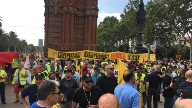 ep manifestaciontaxistasbarcelona