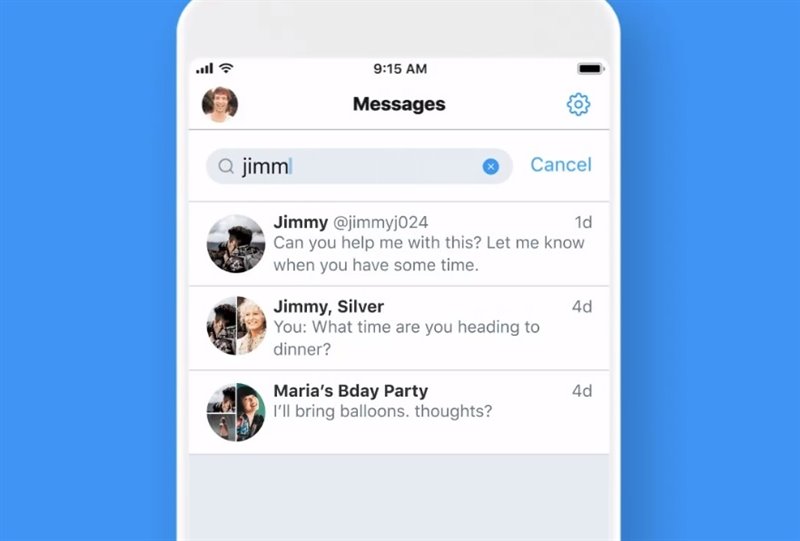 ep nueva herramienta de busqueda para mensajes directos de twitter