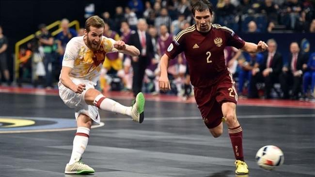 Pola en el España - Rusia de fútbol sala | UEFA ep polaespana - rusiafutbol sala