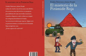 ep portada y contraportada de frinkie patterson y jaime people el misterio de la piramide roja