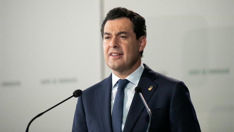 El presidente de la Junta de Andalucía, Juanma Moreno, en una imagen de archivo | JESÚS PRIETO (EUROPA PRESS) ep presidentela juntaandalucia juanma moreno enimagenarchivo 20190820152004