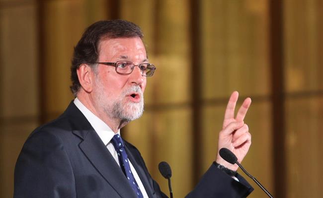 Rajoy, en el acto este viernes en Cádiz | EUROPA PRESS ep rajoy enactoviernescadiz