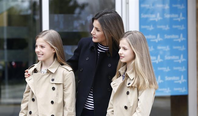 REINA LETIZIA CON SUS HIJAS LEONOR Y SOFÍA | JAVIER GALVEZ - Archivo ep reina letiziasus hijas leonorsofia