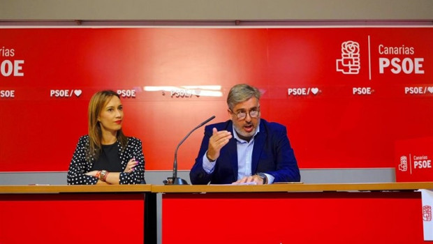 ep secretarioorganizacionpsoe canarias jorge gonzalez yvicesecretaria general regional nira fierro