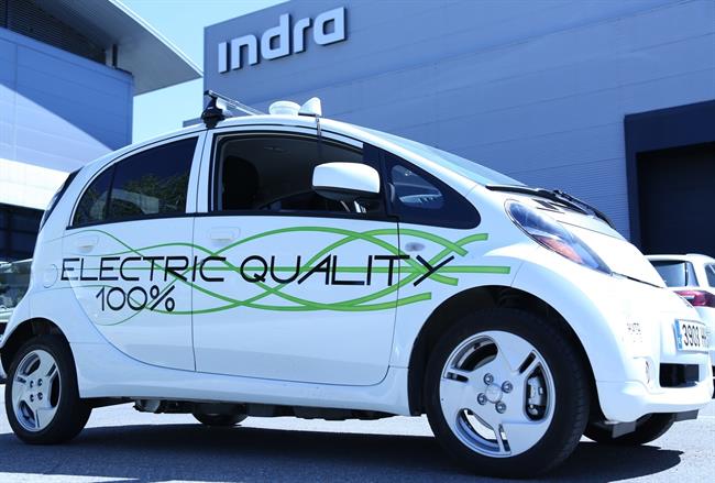 Vehículo autónomo de Autocits | INDRA ep vehiculo autonomoautocits