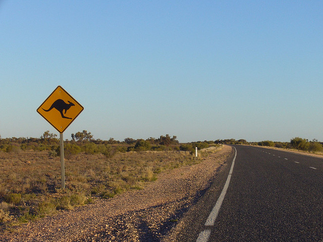Carretera en Australia