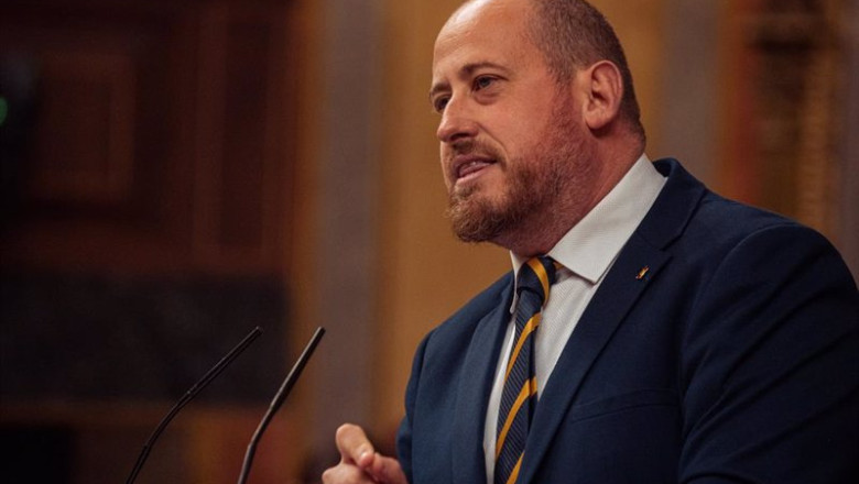 ep archivo   el diputado de vox david garcia gomis durante una sesion plenaria en el congreso de los