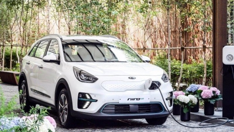 Archivo - Kia Niro eléctrico recargando (vehículo eléctrico). | KIA - Archivo ep archivo kia niro electrico recargando vehiculo electrico