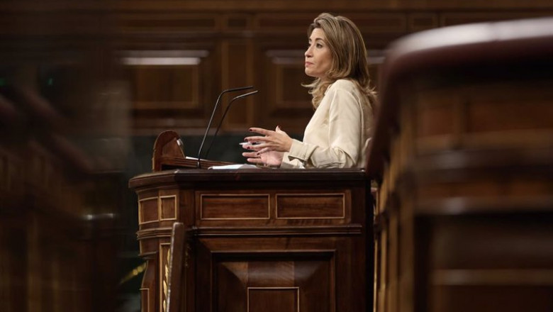 Archivo - La ministra de Transportes, Movilidad y Agenda Urbana, Raquel Sánchez, interviene en una sesión plenaria en el Congreso | Eduardo Parra - Europa Press - Archivo ep archivo la ministra de transportes movilidad y agenda urbana raquel sanchez interviene en una 20220310125504