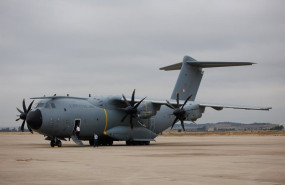 ep archivo   un airbus a400m durante la presentacion del logo que se ha disenado con motivo del x