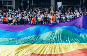 ep desfile del dia del orgullo gay de 2019 celebrado en montreal canada