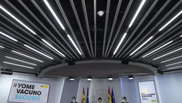 ep el ministro de consumo alberto garzon portavoz y ministra de politica territorial isabel