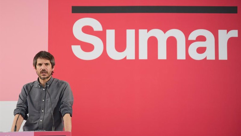 ep el portavoz de sumar ernest urtasun ofrece una rueda de prensa este lunes ep el portavoz de sumar ernest urtasun ofrece una rueda de prensa este lunes