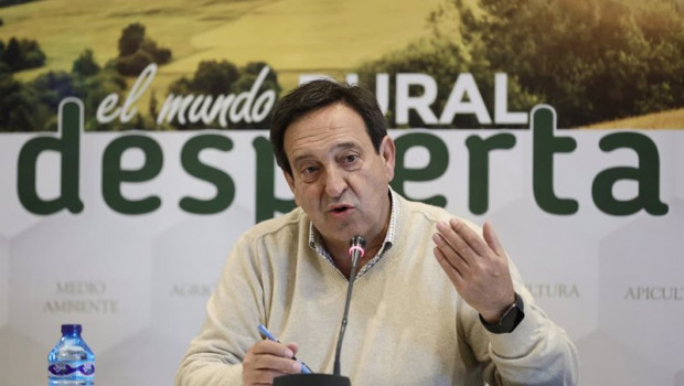 ep el presidente de asaja pedro barato en la rueda de prensa del grupo de trabajo 20m rural para