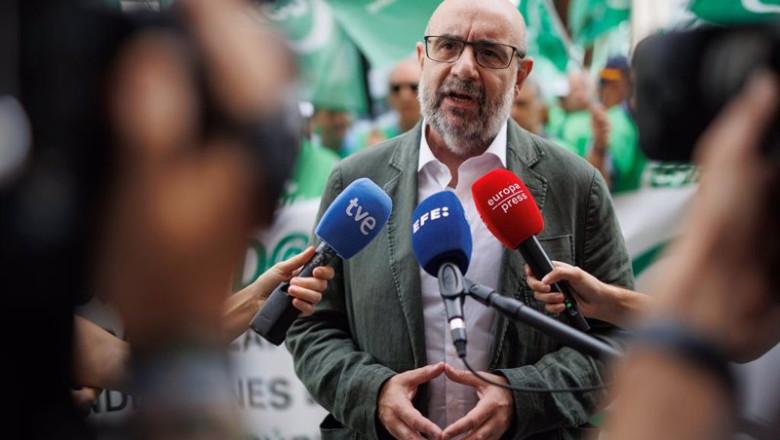 ep el presidente de csif miguel borra ofrece declaraciones a los medios ep el presidente de csif miguel borra ofrece declaraciones a los medios