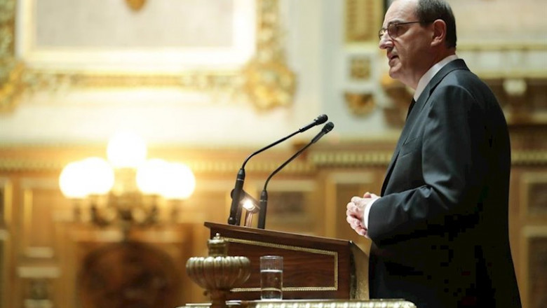 El primer ministro de Francia, Jean Castex, en una comparecencia en la Asamblea Nacional | JEAN CASTEX TWITTER ep el primer ministro de francia jean castex en una comparecencia en la asamblea nacional