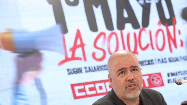 El secretario general CCOO, Unai Sordo, en una imagen de archivo. | Marta Fernández Jara - Europa Press ep el secretario general ccoo unai sordo en una imagen de archivo