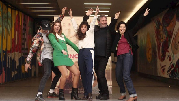 ep i-d el actor joel bosqued la actriz carmen arrufat la directora de la pelicula lucia alemany el
