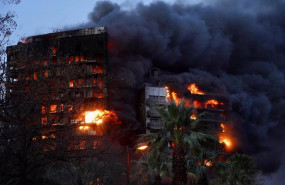ep imagen del incendio del edificio de campanar