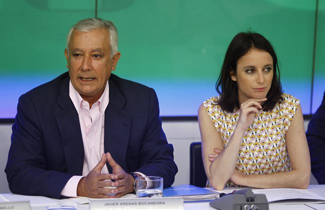 Javier Arenas y Andrea Levy | EUROPA PRESS ep javier arenasandrea levy
