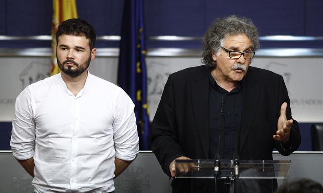 Joan Tardà y Gabriel Rufián, diputados de Esquerra | EUROPA PRESS ep joan tard y gabriel rufian diputadosesquerra 20170528120201