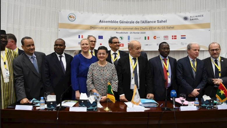 La ministra de Asuntos Exteriores, UE y Cooperación, Arancha González Laya, durante la I Asamblea General de la Alianza Sahel | TWITTER DE LA ALIANZA SAHEL (@ALLIANCESAHEL) ep la ministra de asuntos exteriores ue y cooperacion arancha gonzalez laya durante la i asamblea