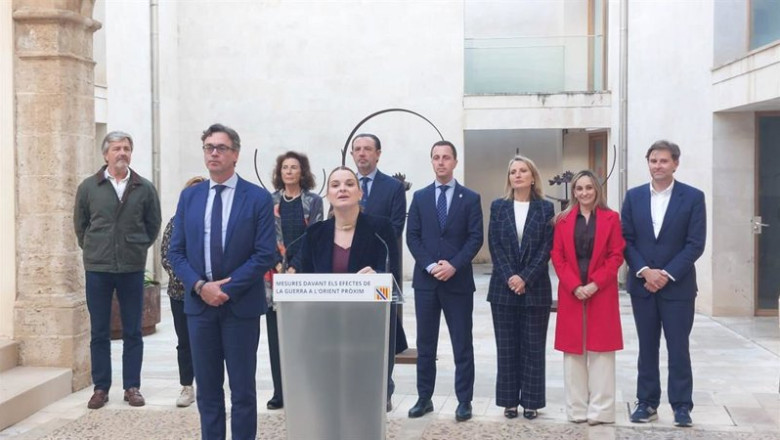 ep la presidenta del govern marga prohens anuncia el paquete de medidas por la guerra en iran y ep la presidenta del govern marga prohens anuncia el paquete de medidas por la guerra en iran y