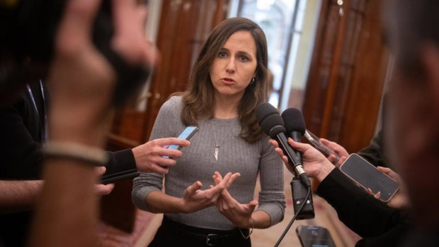 ep la secretaria general de podemos ione belarra durante una sesion plenaria en el congreso a 11 de