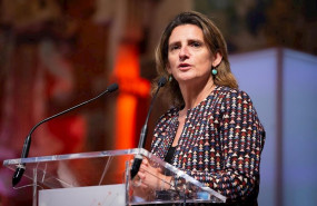 ep la vicepresidenta de transicion ecologica en una foto de archivo