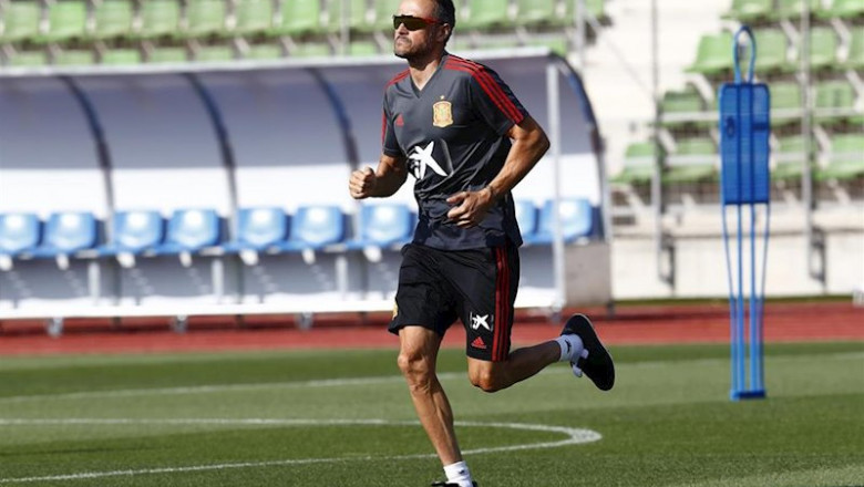 ep luis enrique entrenando con la seleccion ep luis enrique entrenando con la seleccion