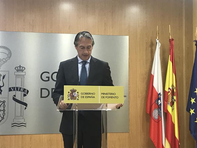 El ministro de Fomento, Iñigo de la Serna, en la Delegación del Gobierno | EUROPA PRESS ep ministrofomento inigola serna endelegaciongobierno