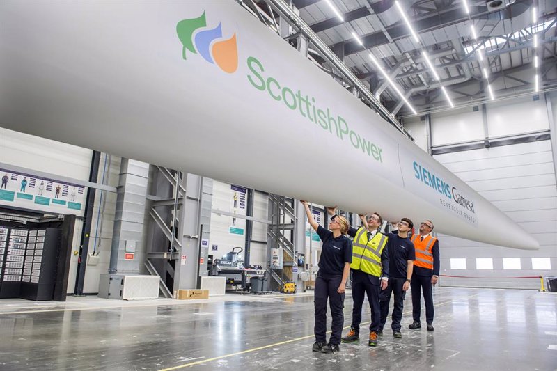 ScottishPower (Iberdrola) adjudica a Siemens Gamesa un contrato de 1.000 millones de libras