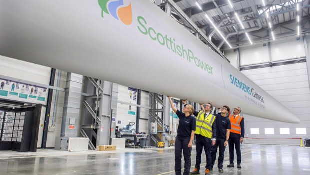 ep pala de un aerogenerador marino de scottishpower y siemens gamesa