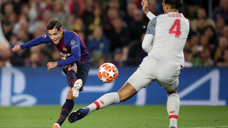 ep philippe coutinho lanzapuertavirgildijkfc barcelona-liverpoolsemifinalesla champions