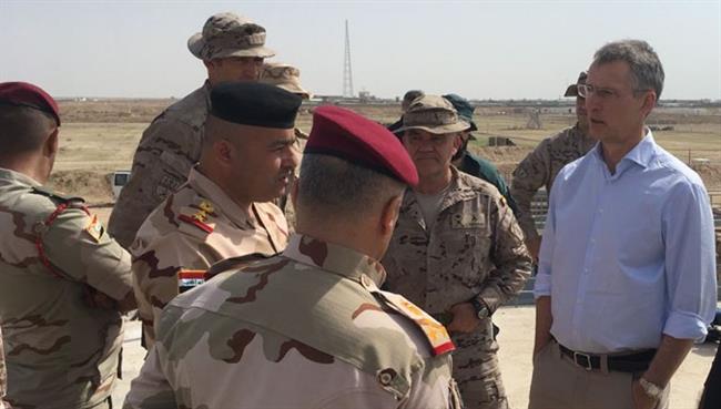 ep secretario generalla otan jens stoltenberg en irak