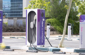 ep un punto de carga de vehiculos electricos a 9 de mayo de 2024 en madrid espana