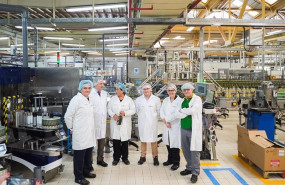 ep visita a deoleo global con sede en alcolea cordoba por el 50 aniversario de la apertura de su