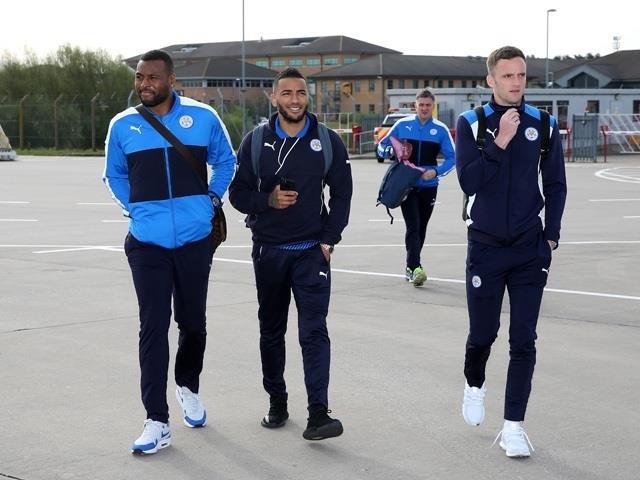 Wes Morgan, Danny Simpson y Andy King, jugadores del Leicester | LEICESTER CITY ep wes morgan danny simpsonandy king jugadoresleicester