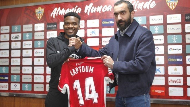 ep wilfrid kaptoum presentado con el almeria