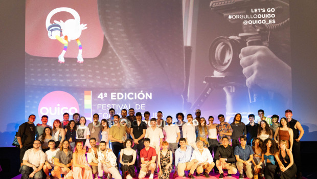 participantes del festival de cortometrajes ouigo orgullo 2025 
