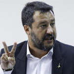 ep 15 august 2019 italy castel volturno italys interior minister and deputy prime minister matteo salvini deliversspeech duringpress conference after the national committee for order and public safety photo fabio sassozuma wiredpa ep 15 august 2019 italy castel volturno italys interior minister and deputy prime minister matteo salvini deliversspeech duringpress conference after the national committee for order and public safety photo fabio sassozuma wiredpa