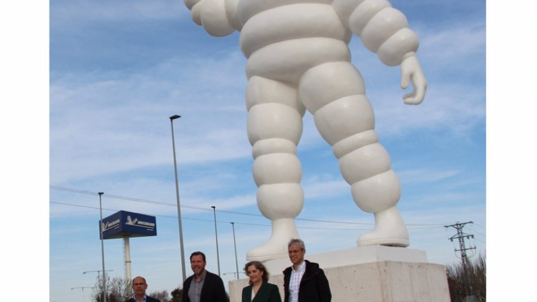 Archivo - Inaugurada la Glorieta 'Bibendum' frente a la fábrica Michelin Valladolid | MICHELÍN - Archivo ep archivo inaugurada la glorieta bibendum frente a la fabrica michelin valladolid
