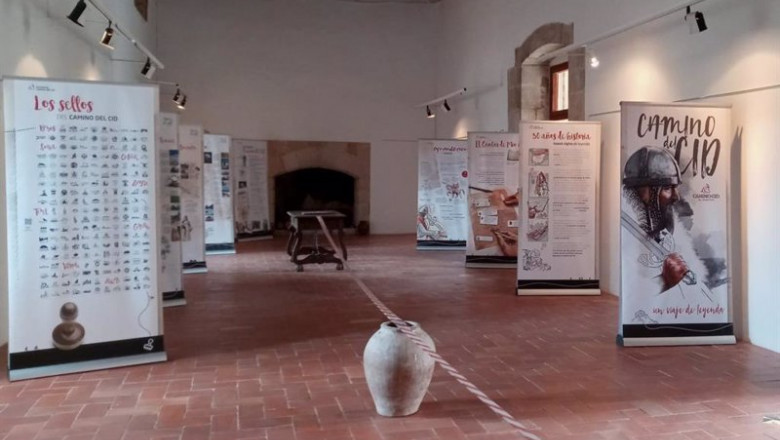 ep archivo   la exposicion del camino del cid a su paso por rubielos de mora teruel